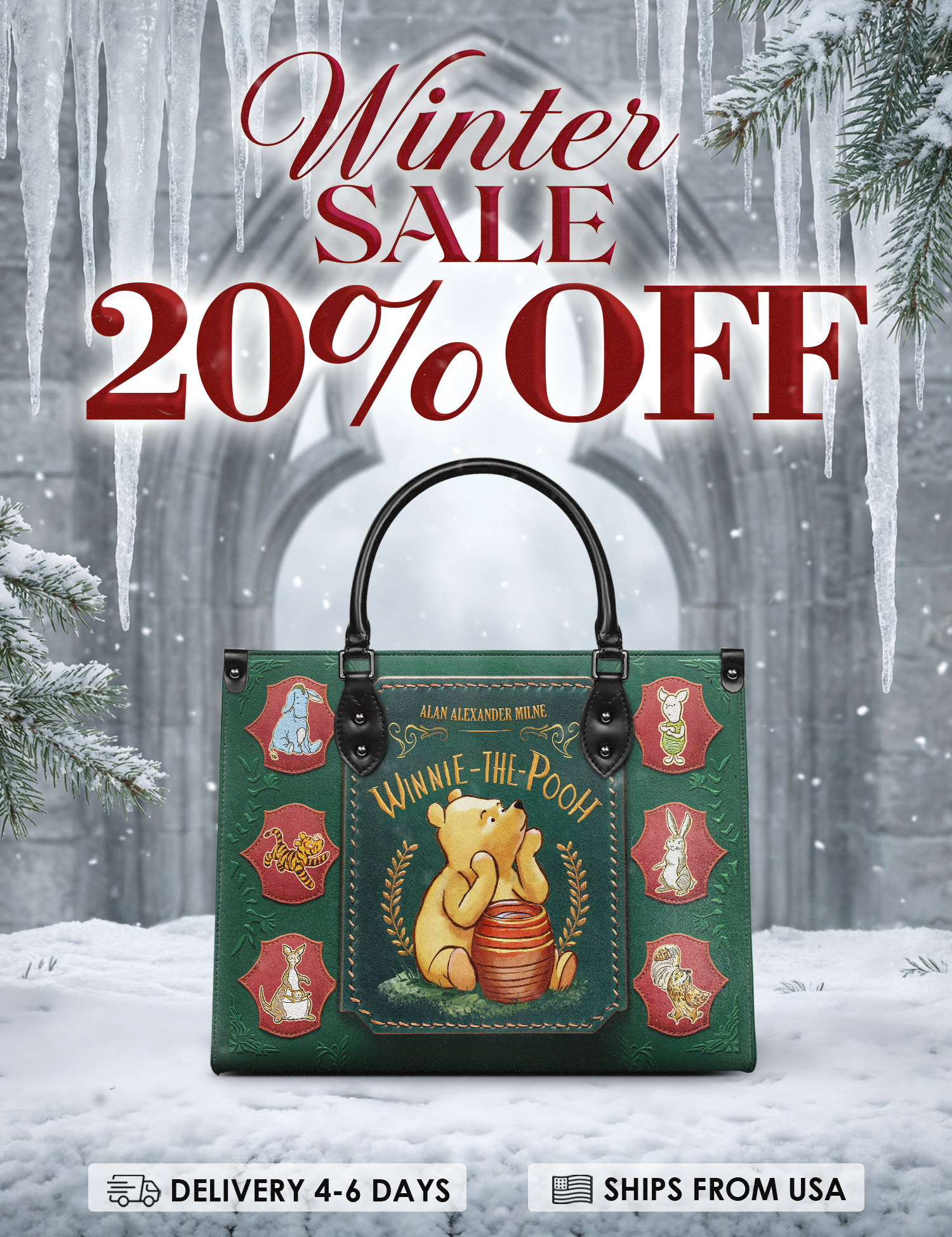 "Hundred Acre Dream" Leather Handbag Deal