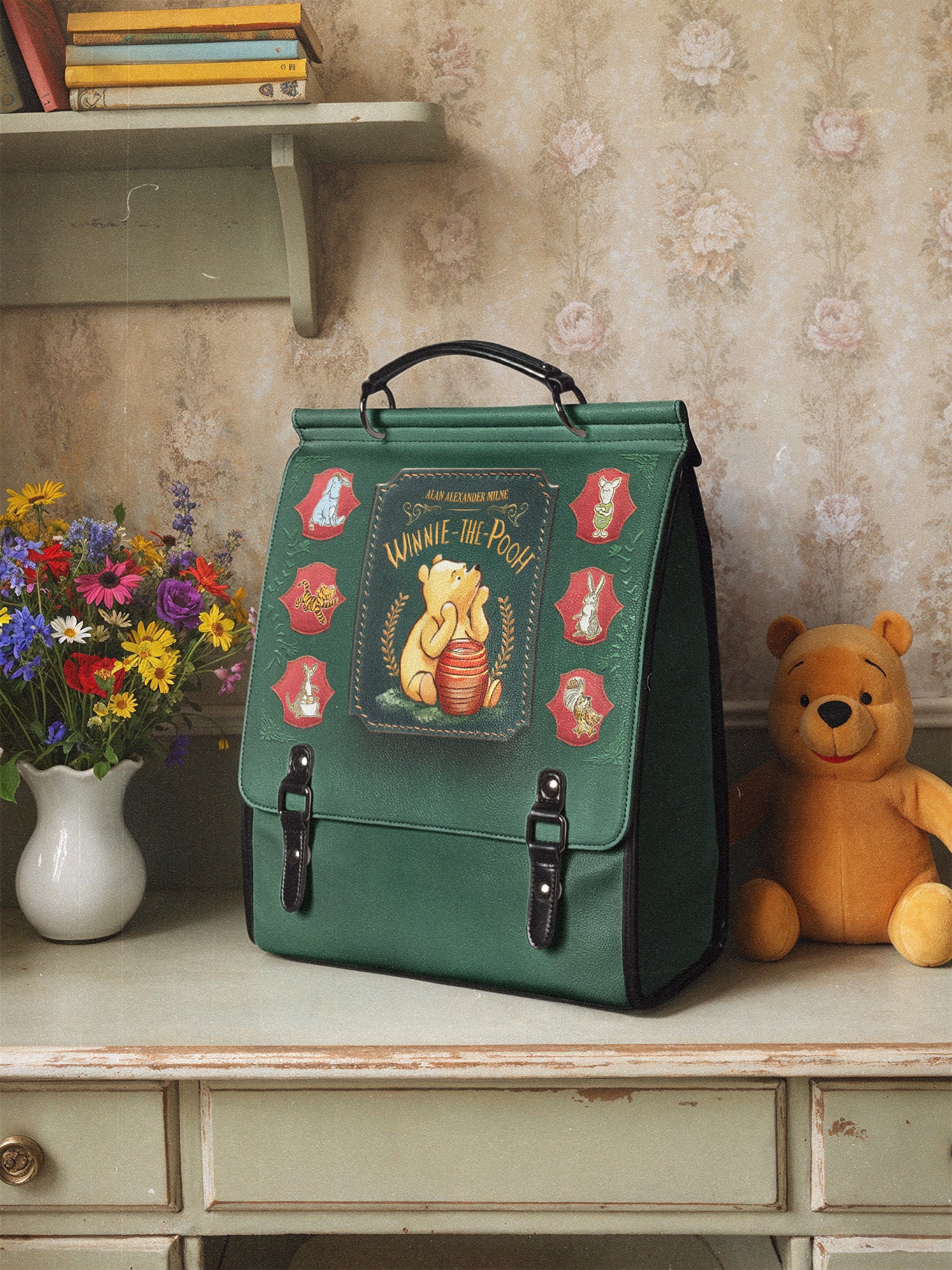 "Hundred Acre Dream" Leather Backpack