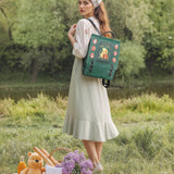 "Hundred Acre Dream" Leather Backpack