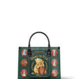 "Hundred Acre Dream" - Black Interior - Leather Handbag - CLEAROUT