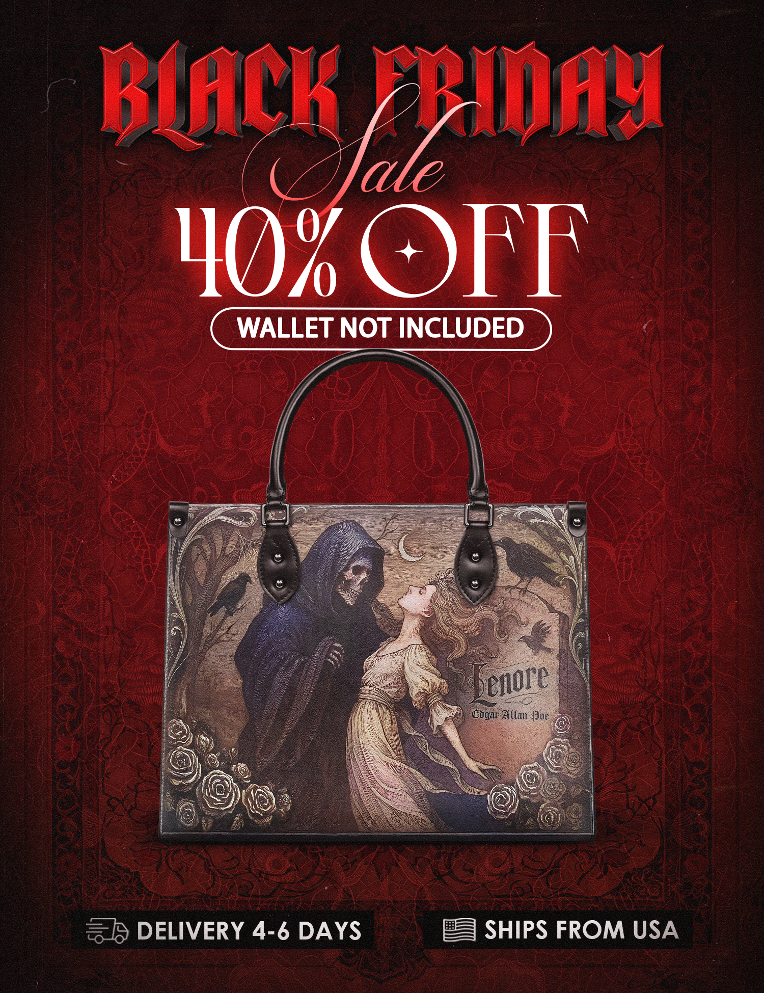 "Lenore" Leather Handbag Deal