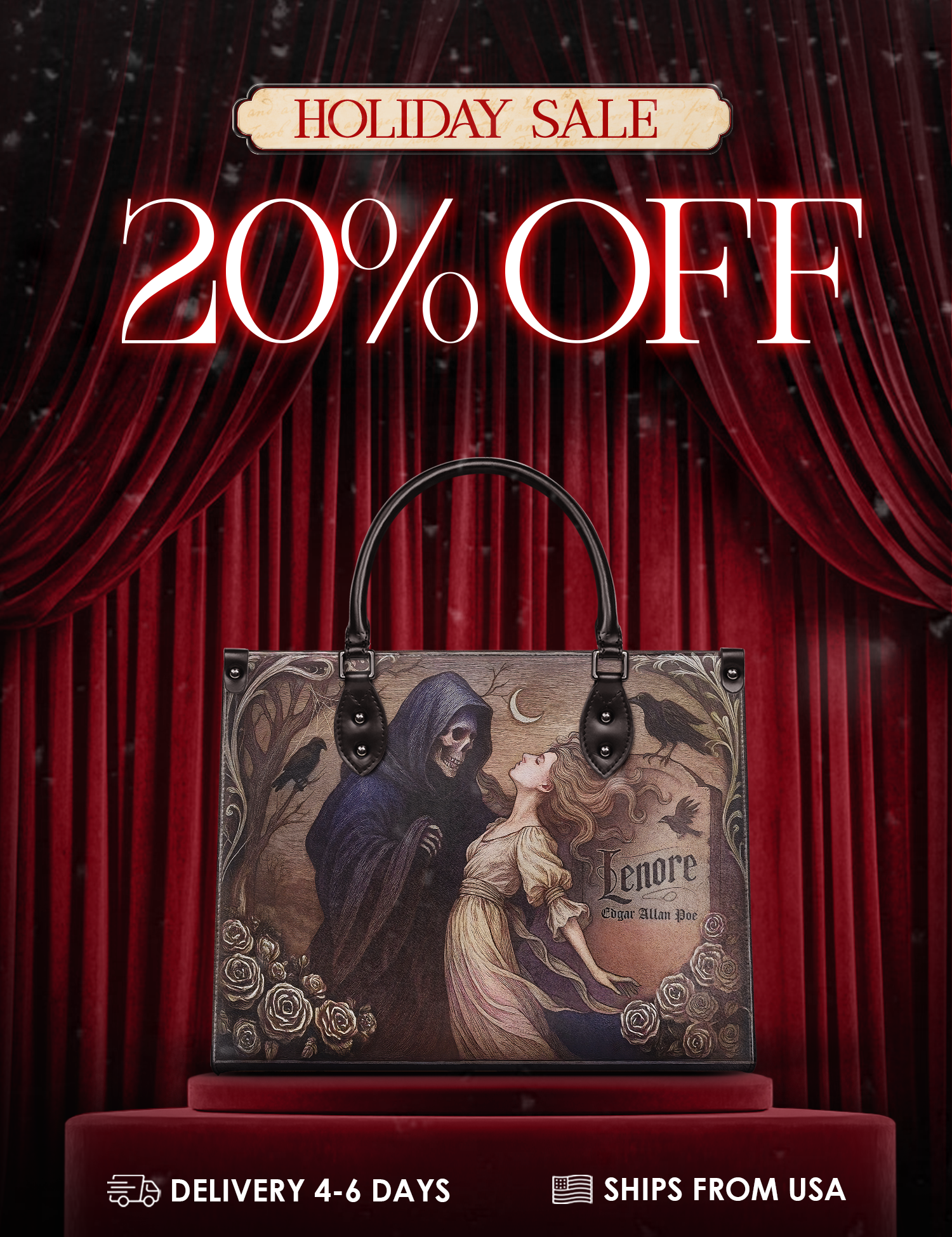"Lenore" Leather Handbag Deal