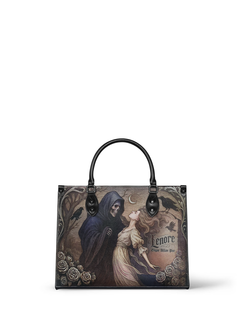 "Lenore" - Brown Interior - Leather Handbag