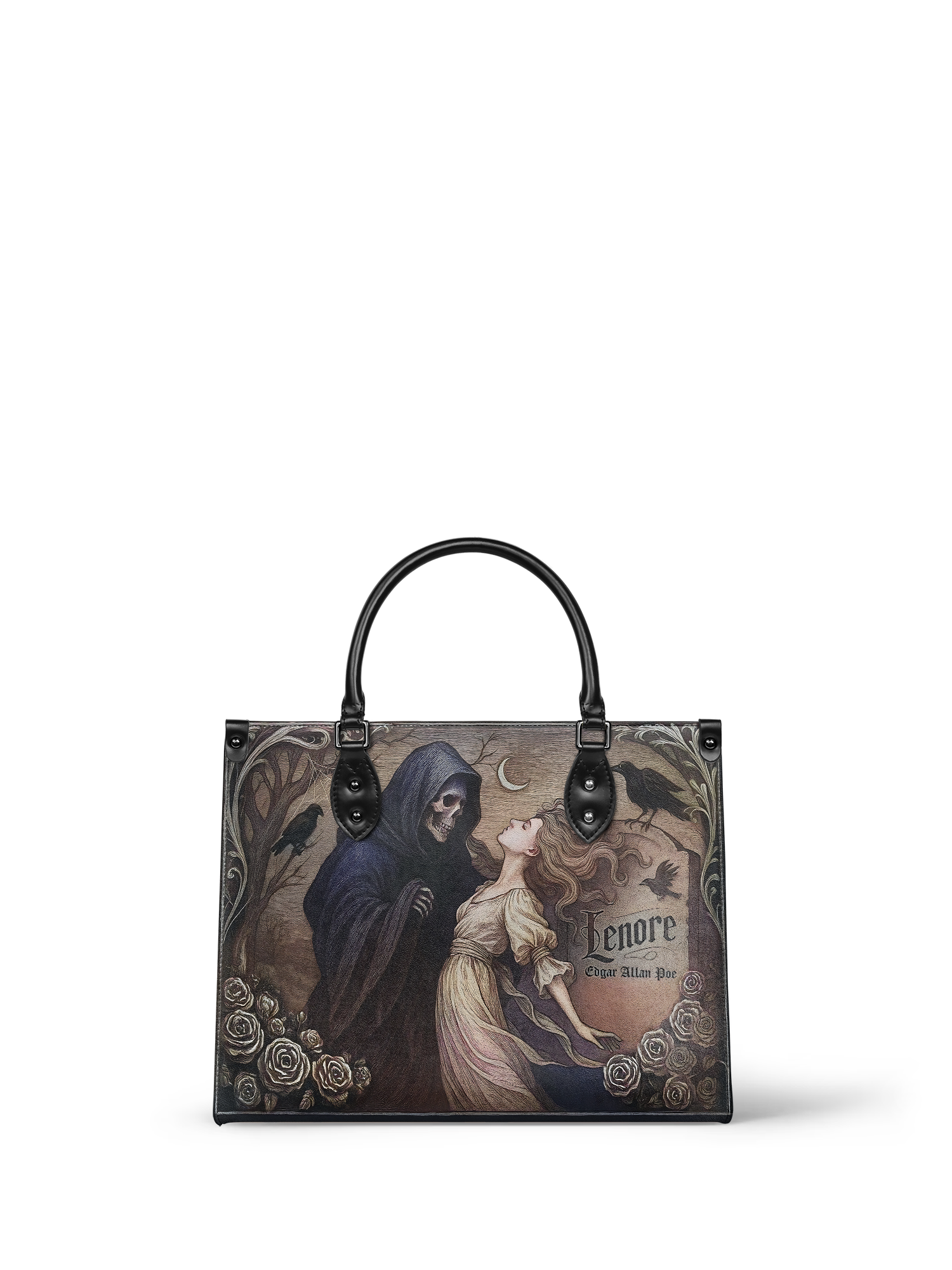 "Lenore" - Brown Interior - Leather Handbag