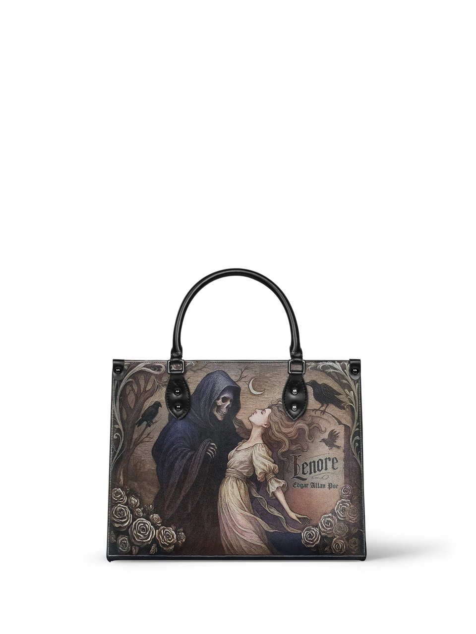 "Lenore" - Brown Interior - Leather Handbag
