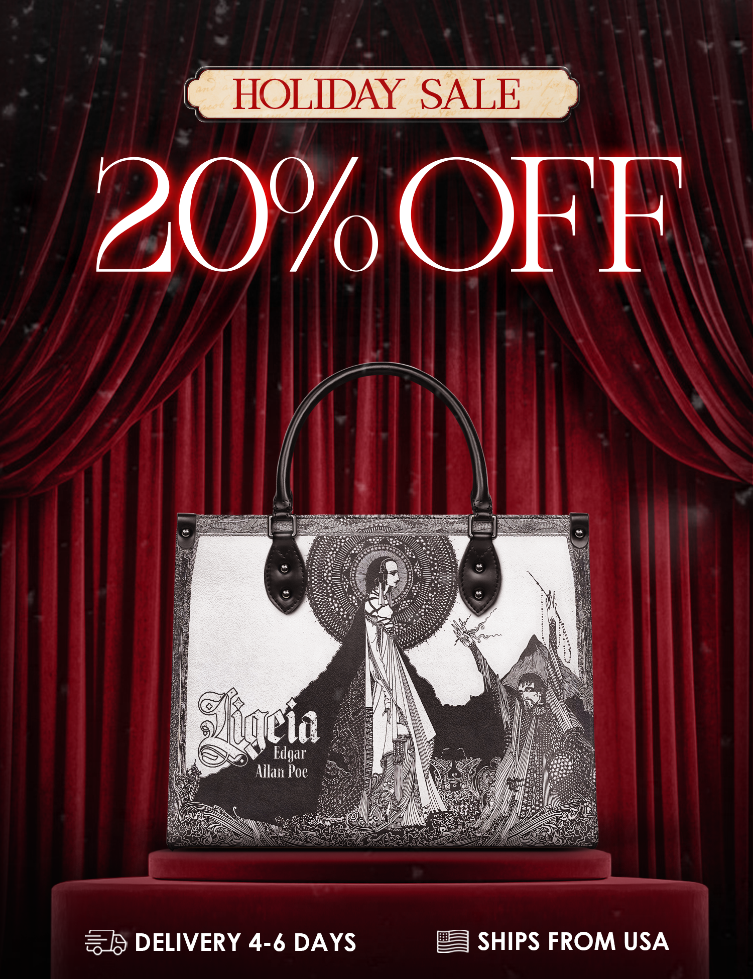 "Ligeia" Leather Handbag Deal