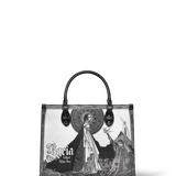 "Ligeia" - Black Interior - Leather Handbag - CLEAROUT