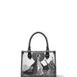 "Ligeia" - Black Interior - Small Leather Handbag - CLEAROUT