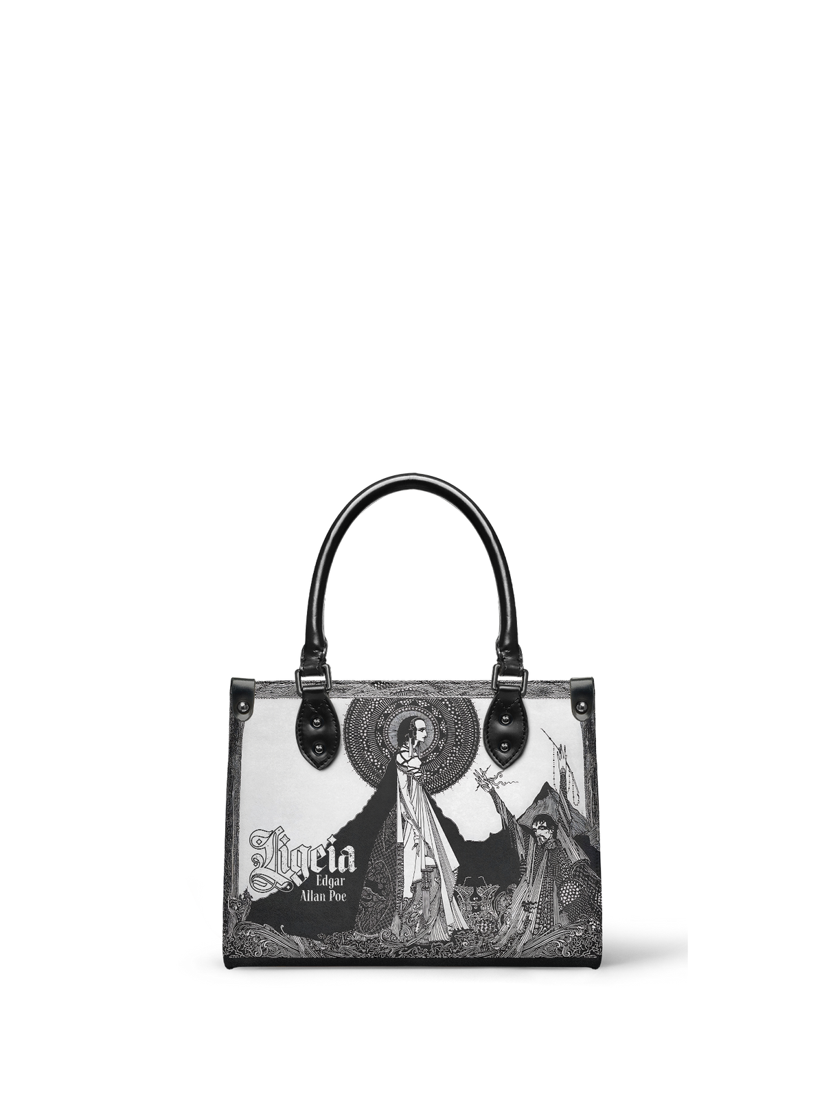"Ligeia" - Black Interior - Small Leather Handbag - FALL DEAL
