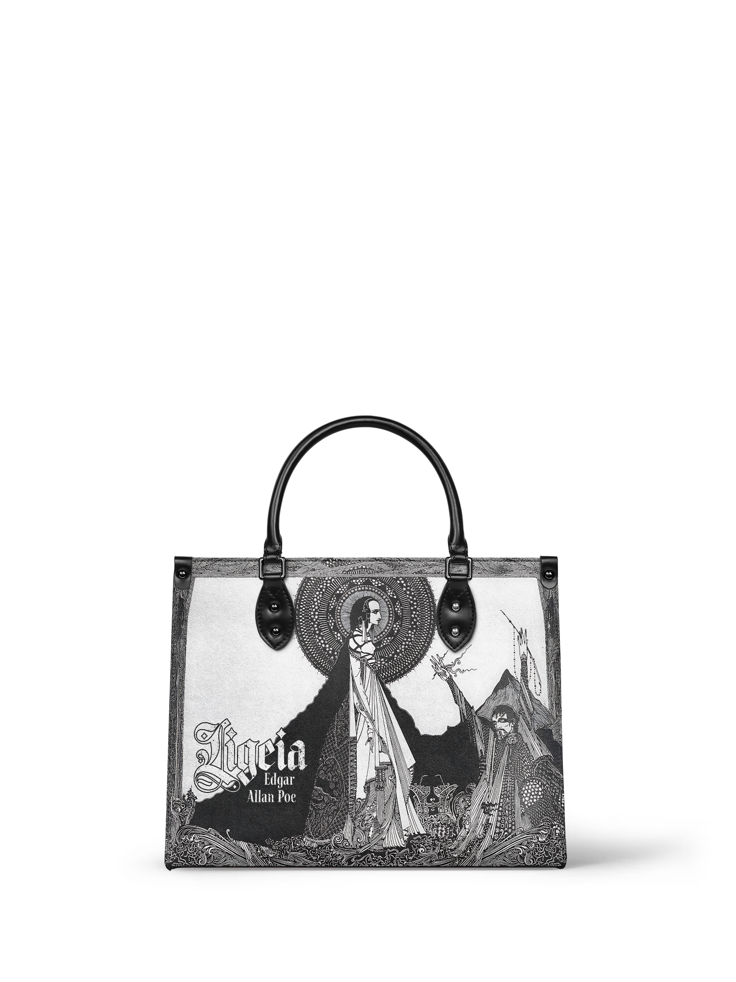 "Ligeia" - Brown Interior - Leather Handbag