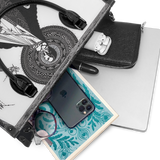 "Ligeia" - Black Interior - Leather Handbag - CLEAROUT