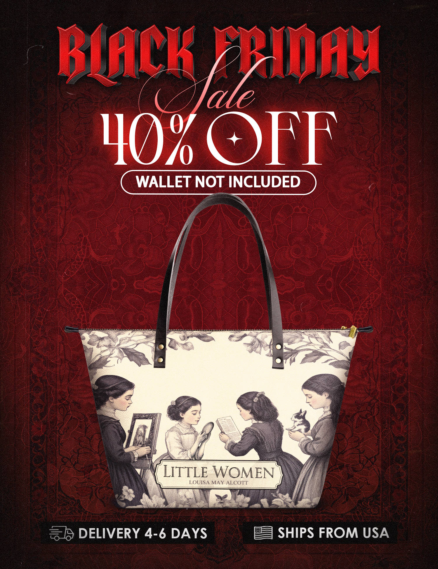 "Little Women" Leather Tote Bag Deal