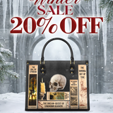 Lovecraftian Black Leather Handbag Deal