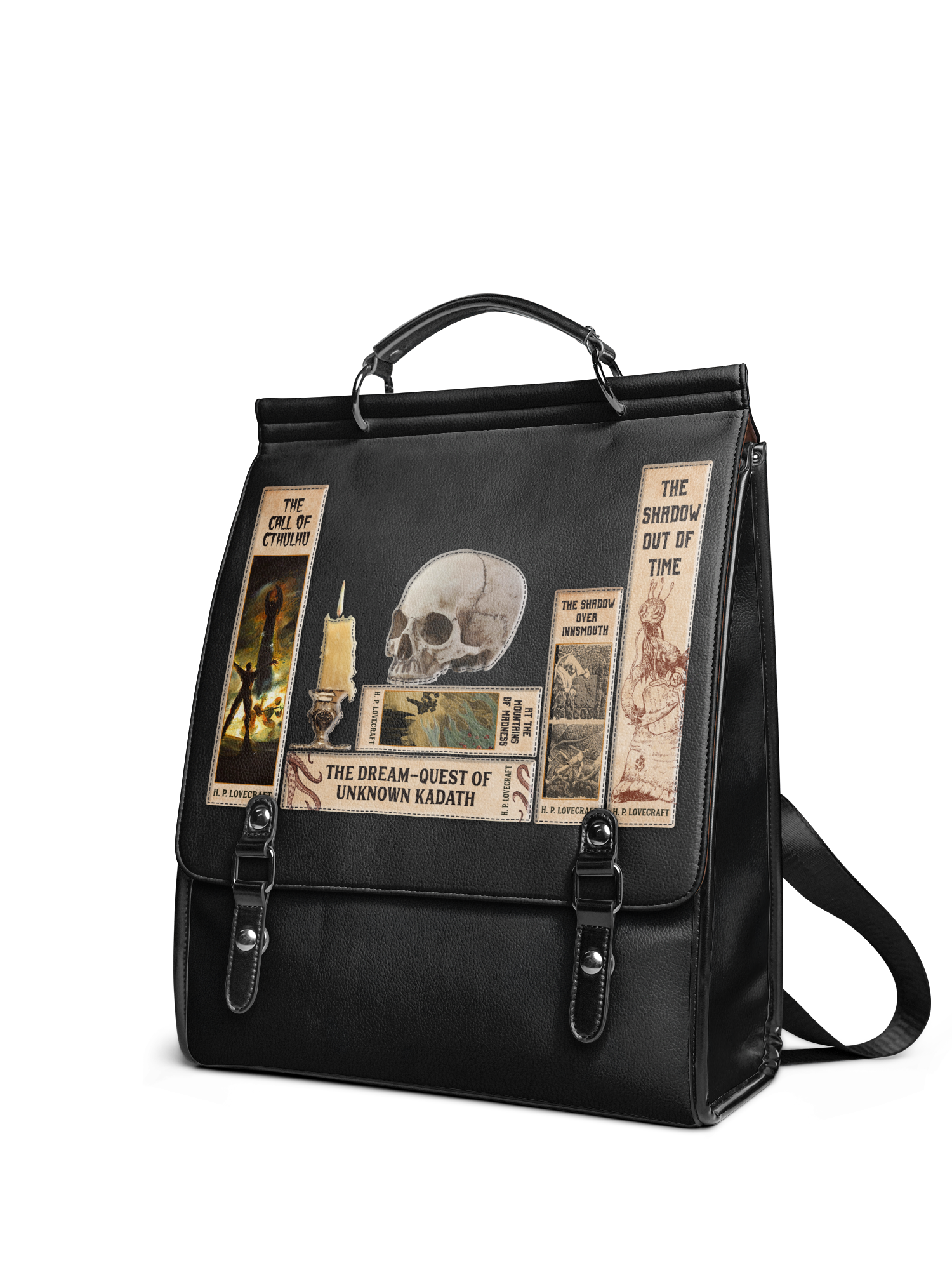 cthulhu inspired leather bags and backpacks Blackcraft Cult For those drawn to the mysteries of the void I made some fun leather