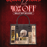 Lovecraftian Black Leather Handbag Deal