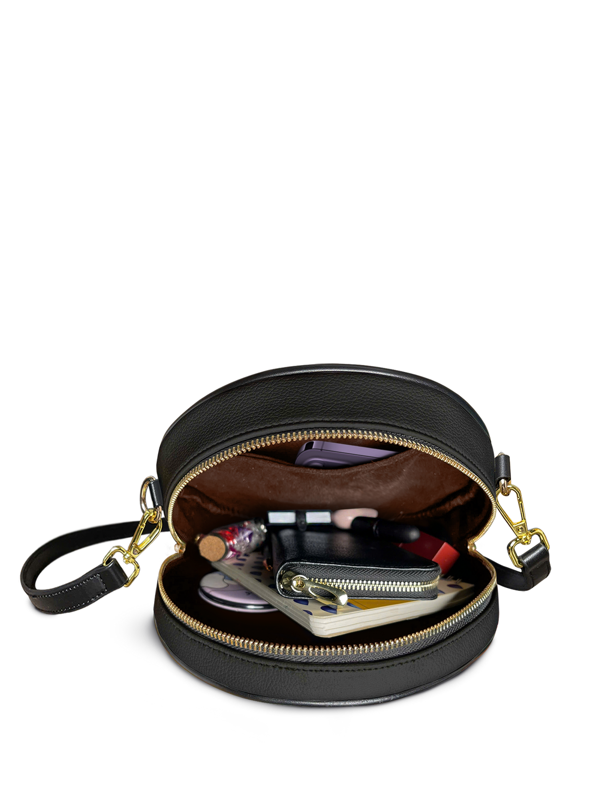 Lovecraftian Black Circle Crossbody Bag - FALL DEAL