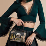 Lovecraftian Black Mini Satchel