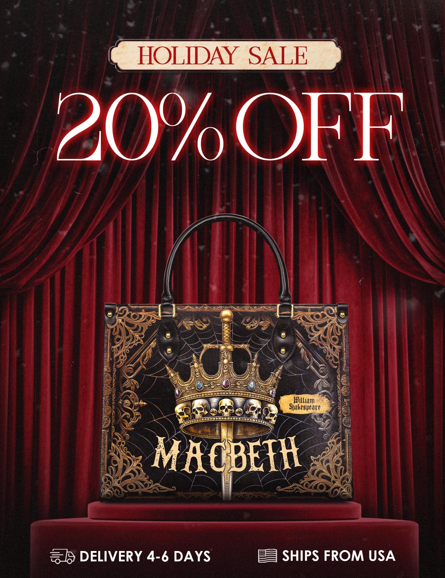 "Macbeth" Leather Handbag Deal