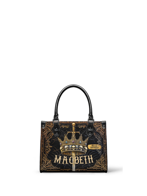 "Macbeth" - Black Interior - Small Leather Handbag