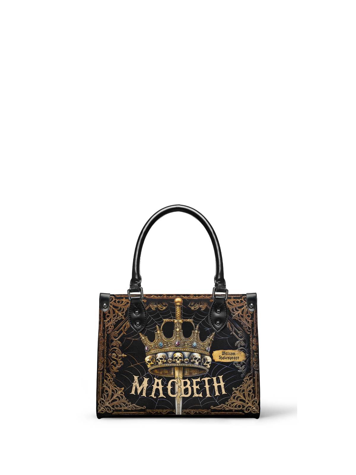 "Macbeth" - Black Interior - Small Leather Handbag - FALL CLEARANCE DEAL