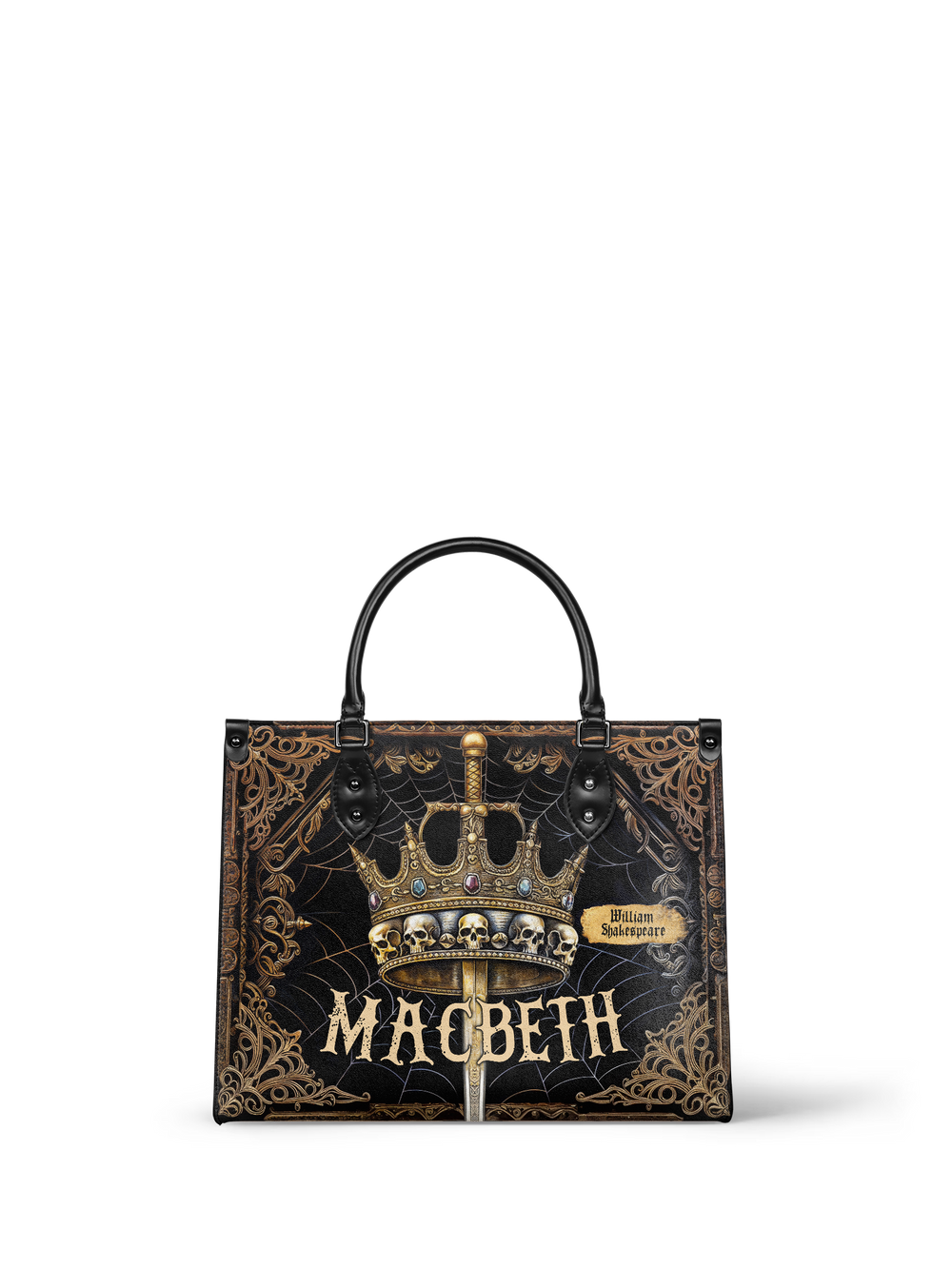 "Macbeth" - Brown Interior - Leather Handbag