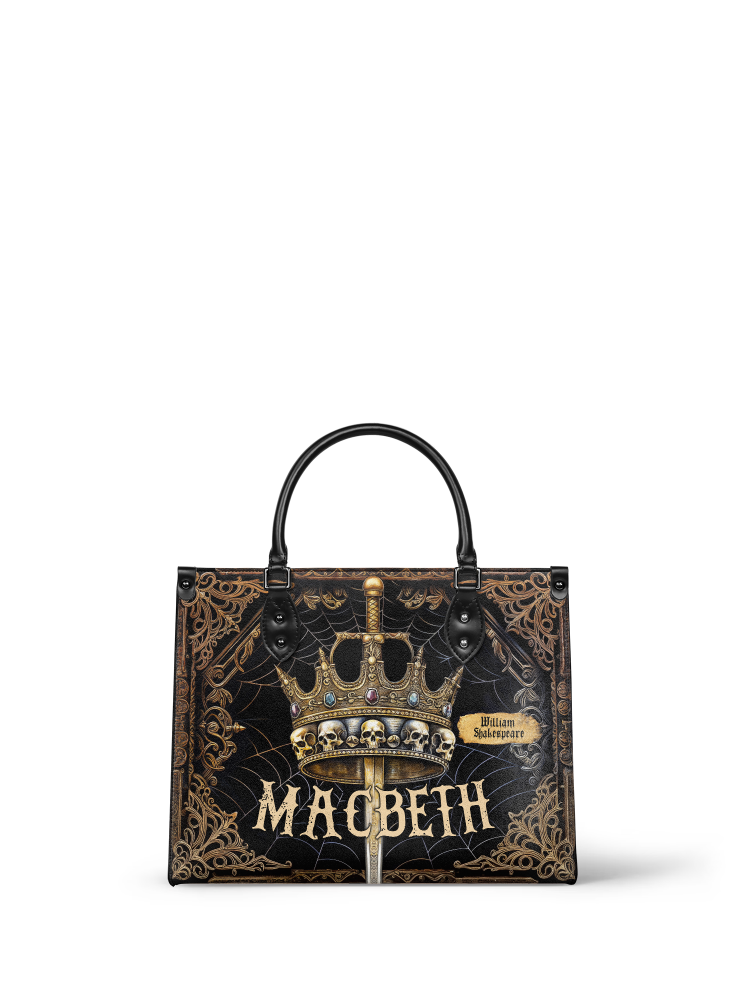 "Macbeth" - Brown Interior - Leather Handbag