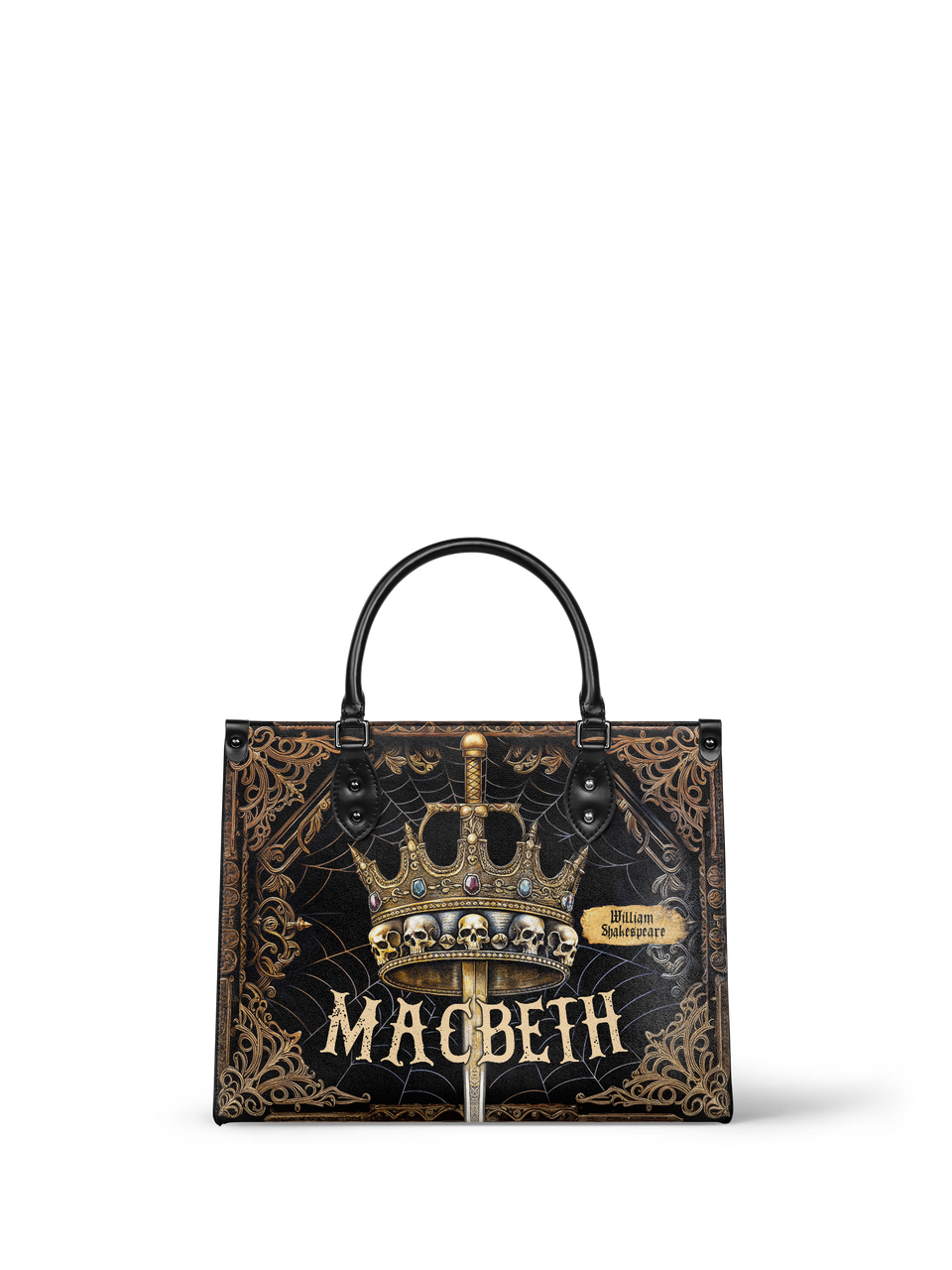 "Macbeth" - Brown Interior - Leather Handbag