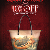"Mermaid’s Sacrifice" Leather Tote Bag Deal