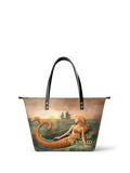 "Mermaid’s Sacrifice" Leather Tote Bag