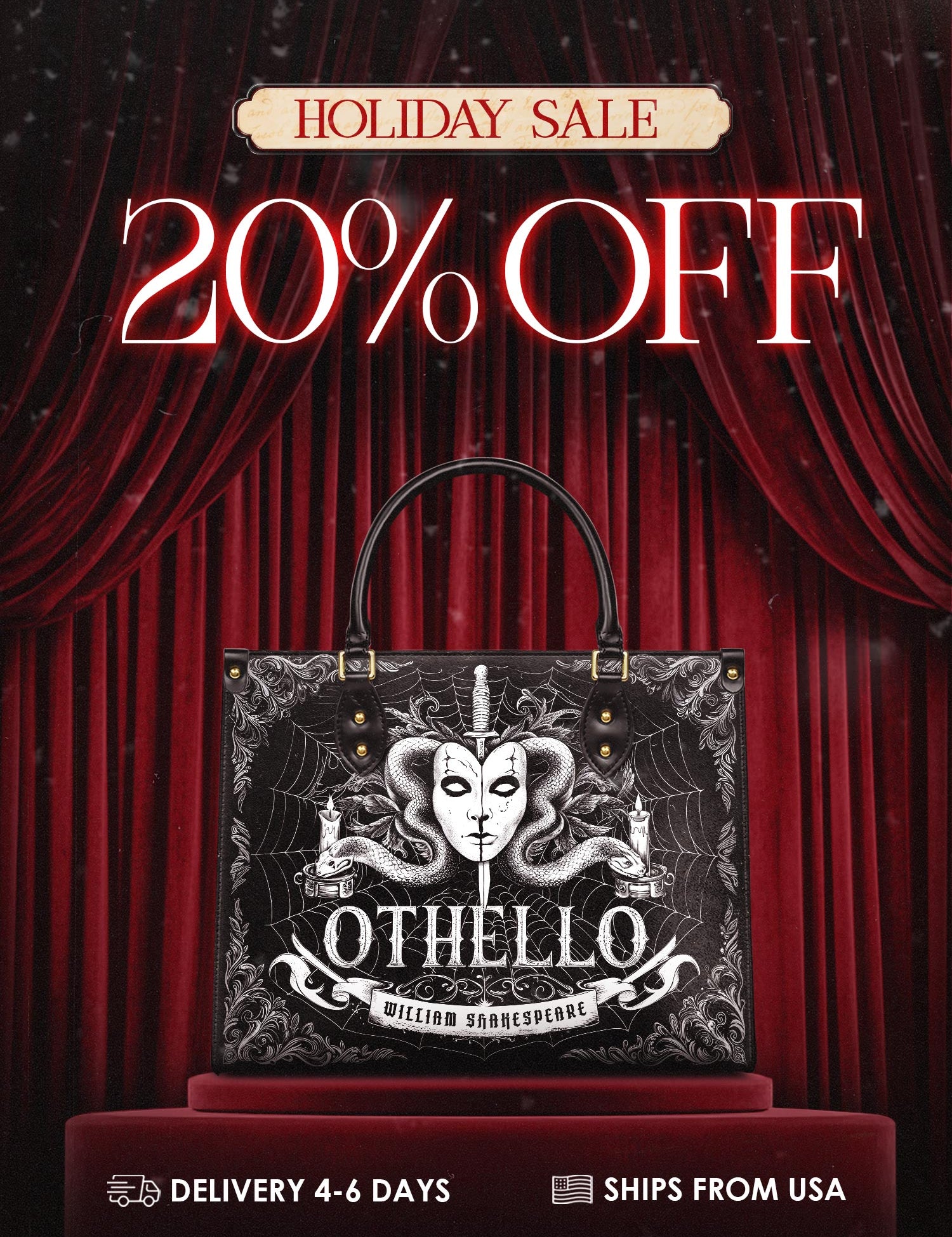 "Othello" Leather Handbag Deal
