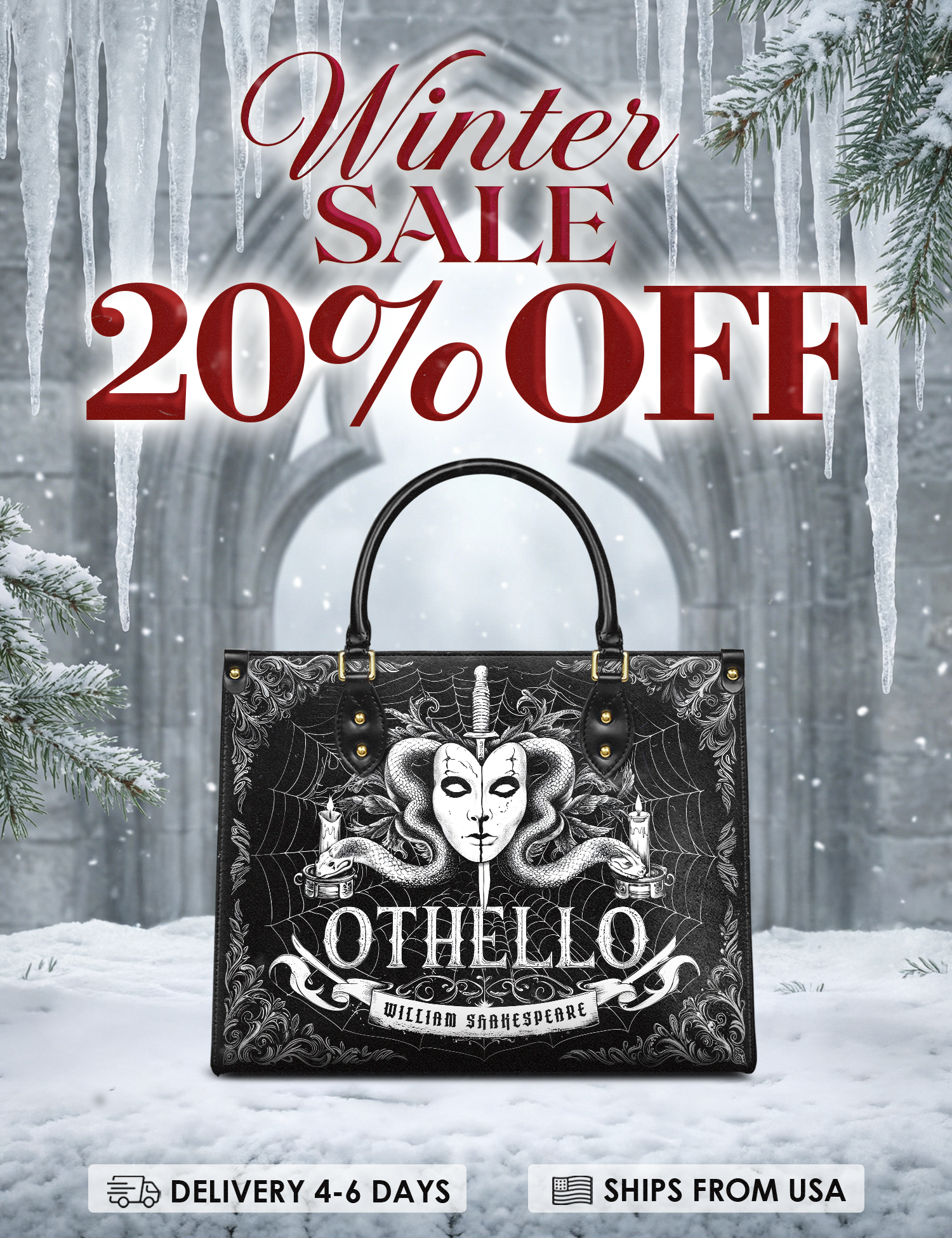 "Othello" Leather Handbag Deal