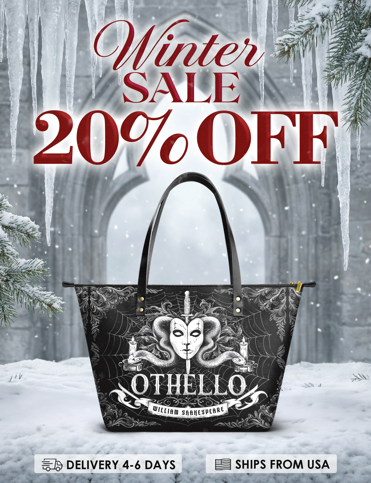"Othello" Leather Tote Bag Deal