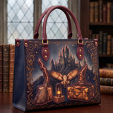 “Owl Post” Applique Leather Handbag Pre-order