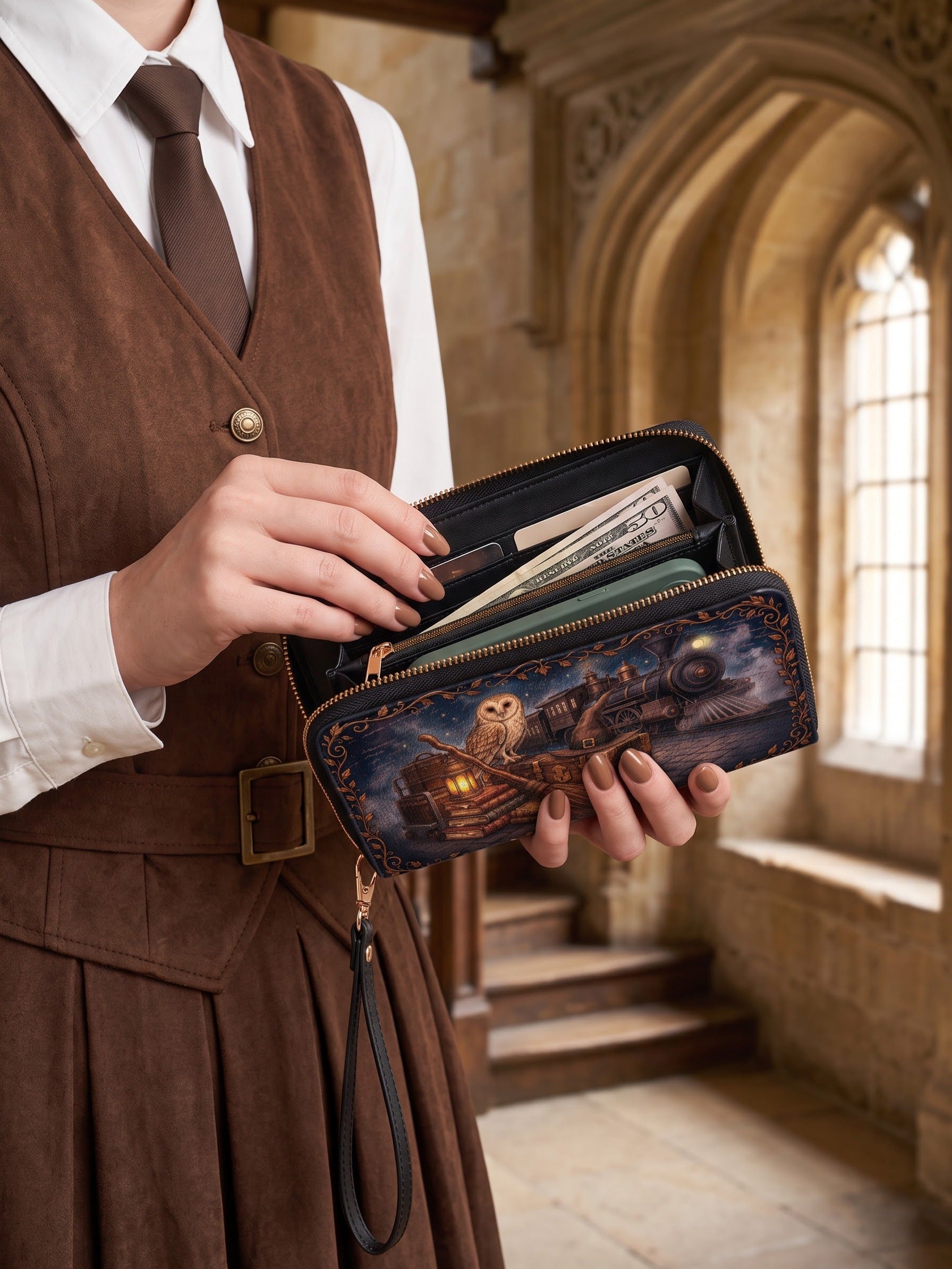 "Owl Post" Wallet