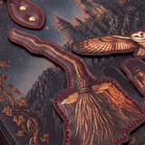 “Owl Post” Applique Leather Handbag Pre-order