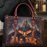 “Owl Post” Applique Leather Handbag Pre-order