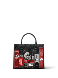 "The Codex of Gothic Tales" Black Widow’s Kiss - Red Interior - Leather Handbag
