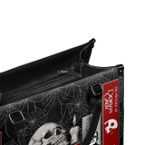 "The Codex of Gothic Tales" Black Widow’s Kiss Leather Handbag Deal