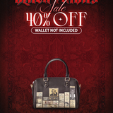 "Poe's Library" Ashen Black Mini Satchel Deal