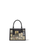 "Poe's Library" Ashen Black - Black Interior - Small Leather Handbag - NEW WORKSHOP SALE