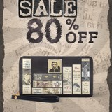 "Poe's Library" Ashen Black Wallet Deal
