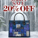"Poe's Library" Midnight Ink Leather Handbag Deal