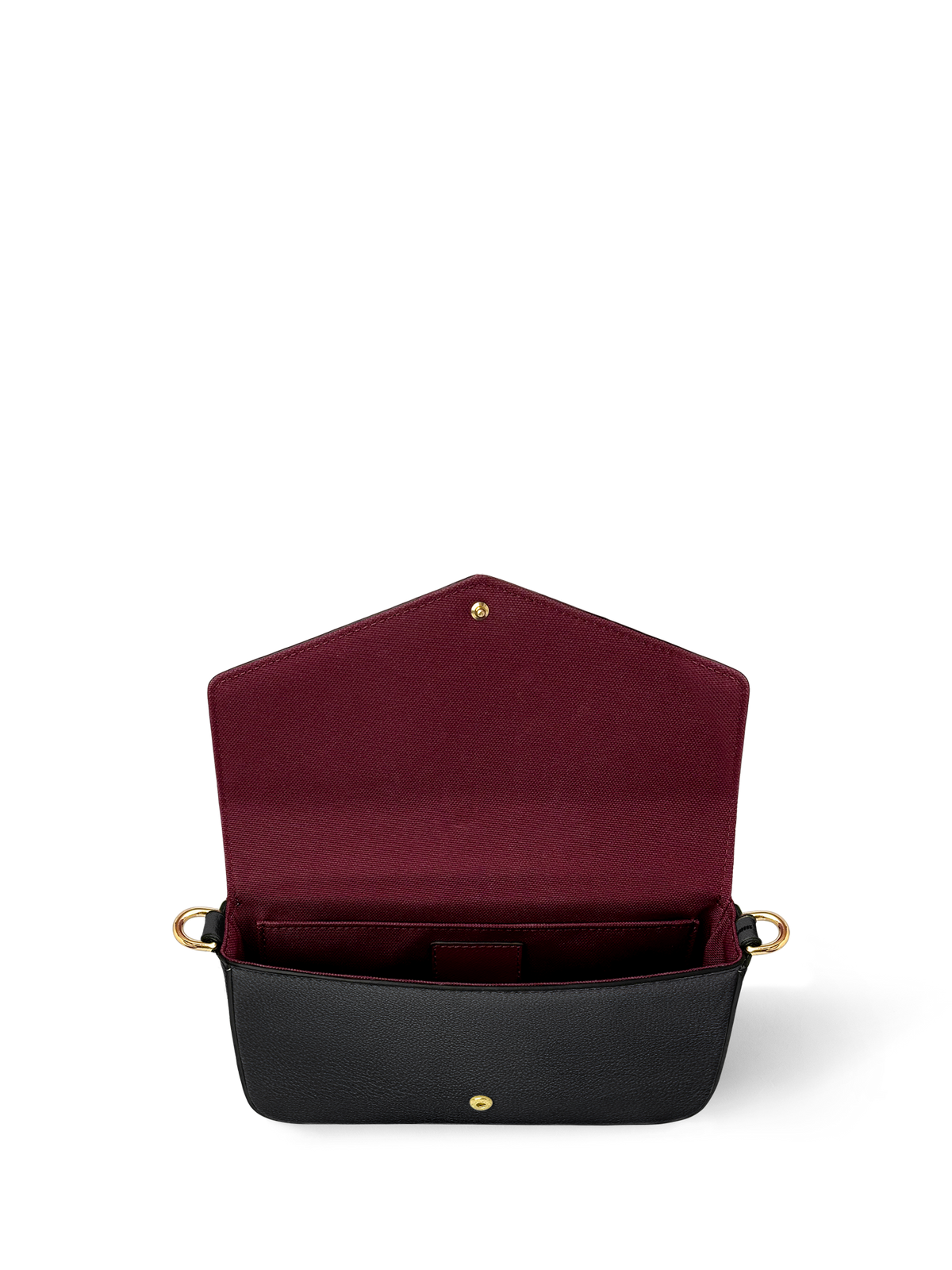 "Poe's Library" Ashen Black Envelope Chain Crossbody Bag - FALL DEAL