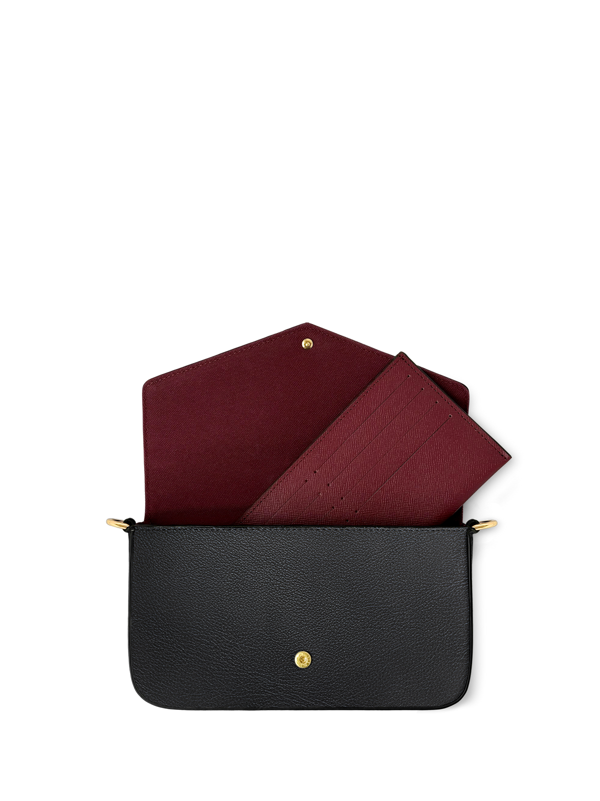 "Poe's Library" Ashen Black Envelope Chain Crossbody Bag - FALL DEAL