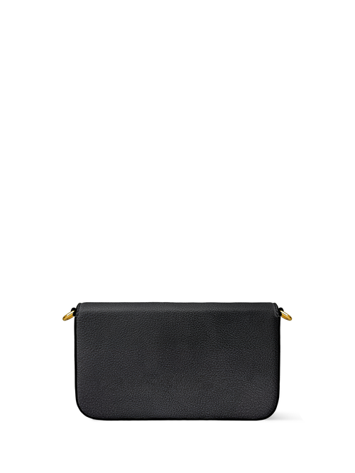 "Poe's Library" Ashen Black Envelope Chain Crossbody Bag