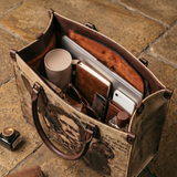 "Poe's Anthology" Applique Leather Handbag Pre-order