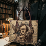 "Poe's Anthology" Applique Leather Handbag Pre-order