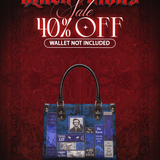 "Poe's Library" Midnight Ink Small Leather Handbag Deal