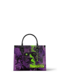 "Frankenstein" Lablight Violet - Black Interior - Leather Handbag - Special Deal