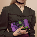 "Frankenstein" Lablight Violet Wallet - CLEAROUT